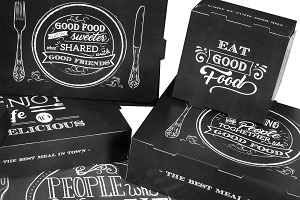 Кутии за храна черни, Black food boxes